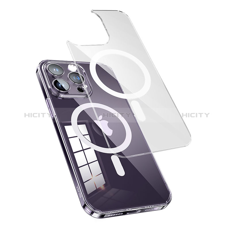 Funda Silicona Ultrafina Transparente con Mag-Safe Magnetic LD1 para Apple iPhone 13