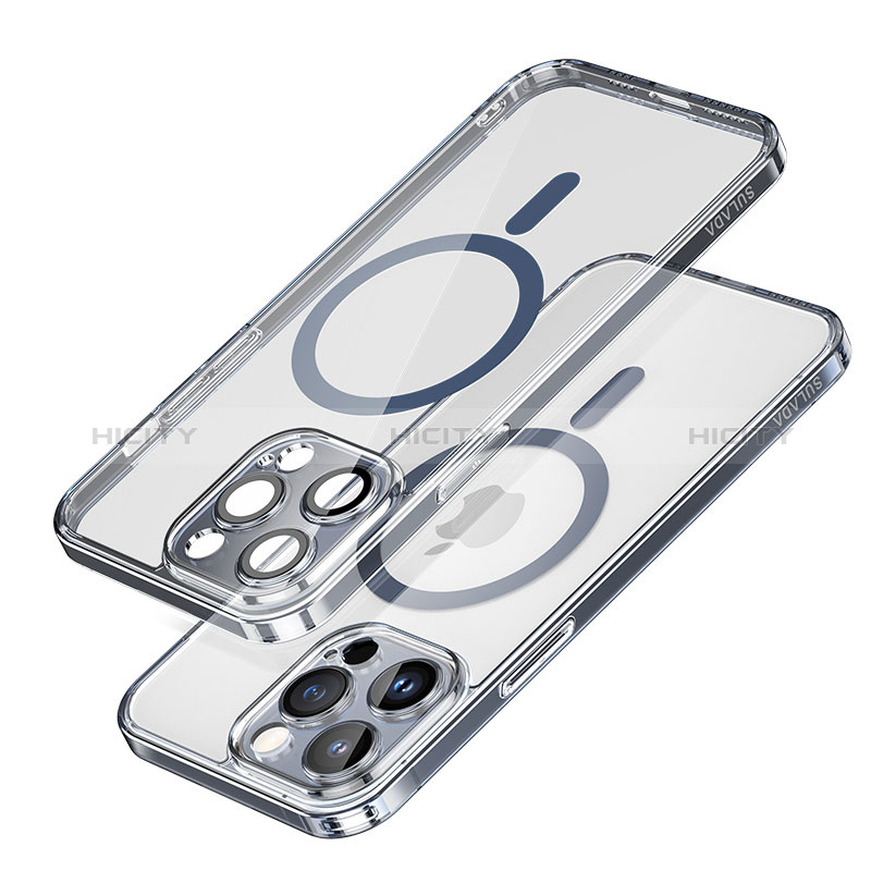 Funda Silicona Ultrafina Transparente con Mag-Safe Magnetic LD1 para Apple iPhone 13 Pro Max