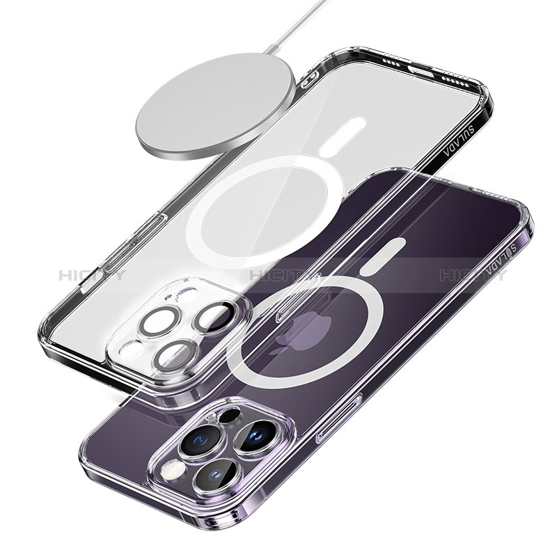 Funda Silicona Ultrafina Transparente con Mag-Safe Magnetic LD1 para Apple iPhone 14