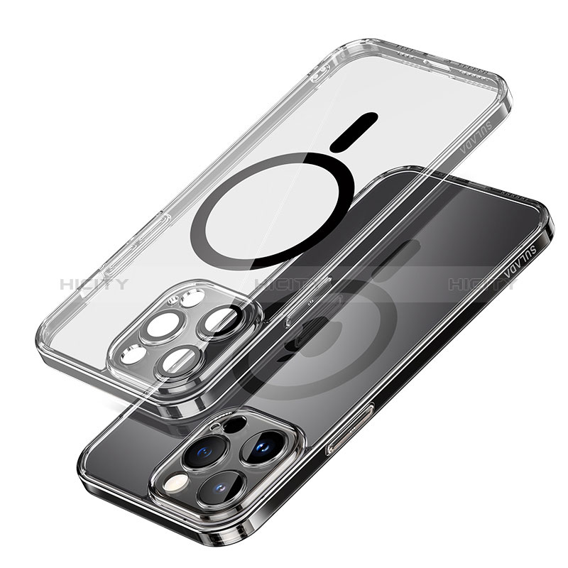 Funda Silicona Ultrafina Transparente con Mag-Safe Magnetic LD1 para Apple iPhone 15 Pro
