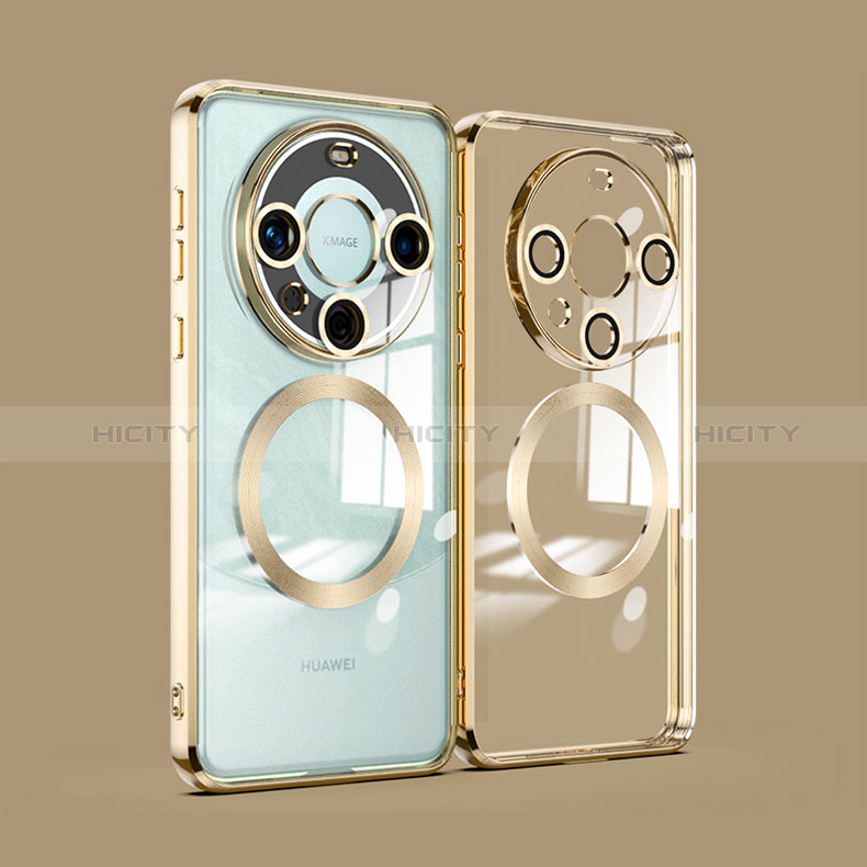 Funda Silicona Ultrafina Transparente con Mag-Safe Magnetic P01 para Huawei Mate 60