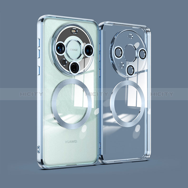 Funda Silicona Ultrafina Transparente con Mag-Safe Magnetic P01 para Huawei Mate 60