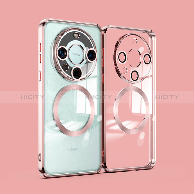 Funda Silicona Ultrafina Transparente con Mag-Safe Magnetic P01 para Huawei Mate 60