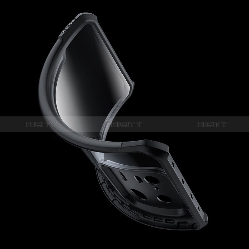 Funda Silicona Ultrafina Transparente con Mag-Safe Magnetic P01 para Xiaomi Mi 13 Pro 5G Negro