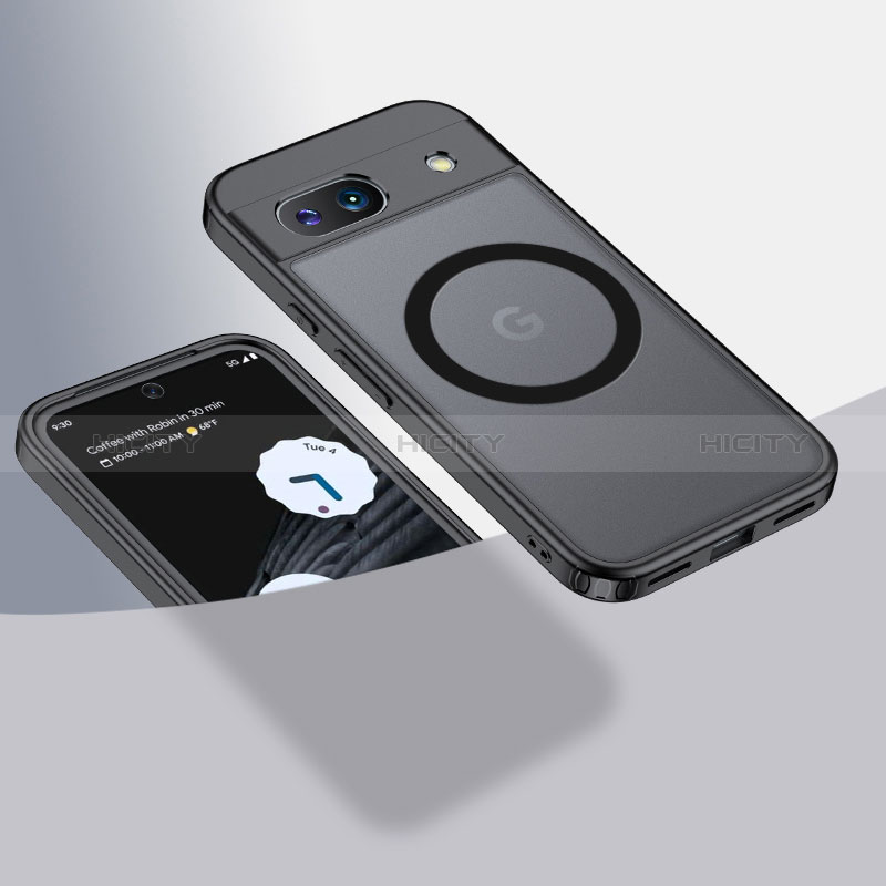 Funda Silicona Ultrafina Transparente con Mag-Safe Magnetic QK1 para Google Pixel 8a 5G