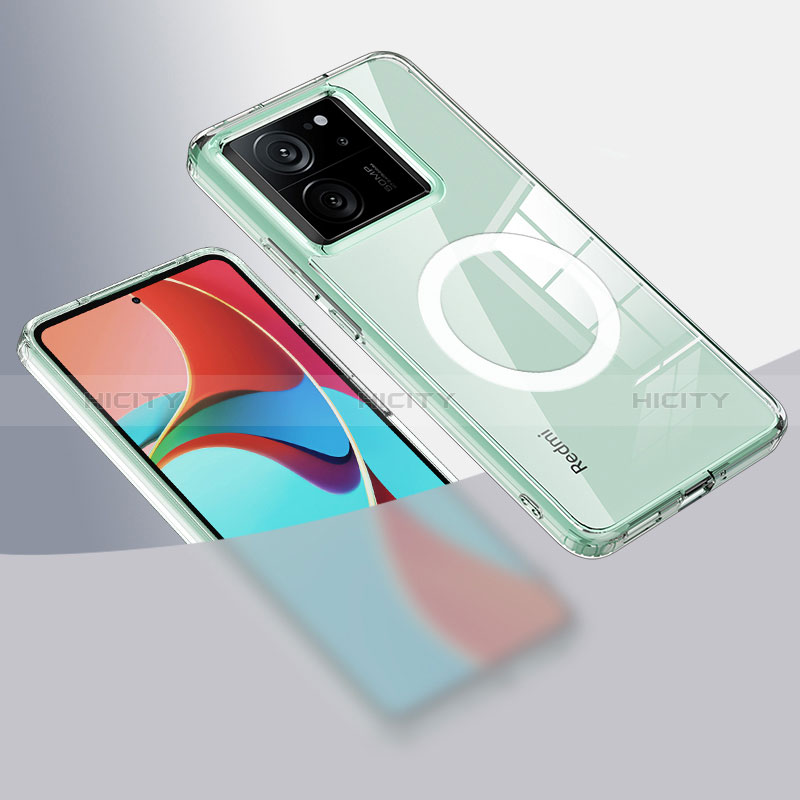 Funda Silicona Ultrafina Transparente con Mag-Safe Magnetic QK1 para Xiaomi Redmi K60 Ultra 5G