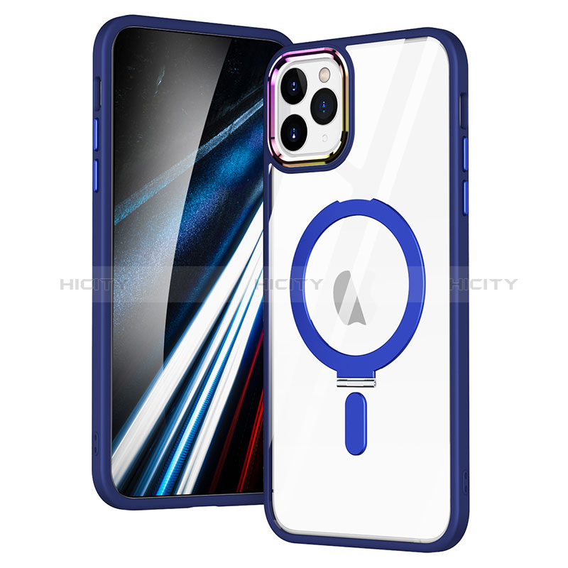 Funda Silicona Ultrafina Transparente con Mag-Safe Magnetic SD1 para Apple iPhone 11 Pro Azul