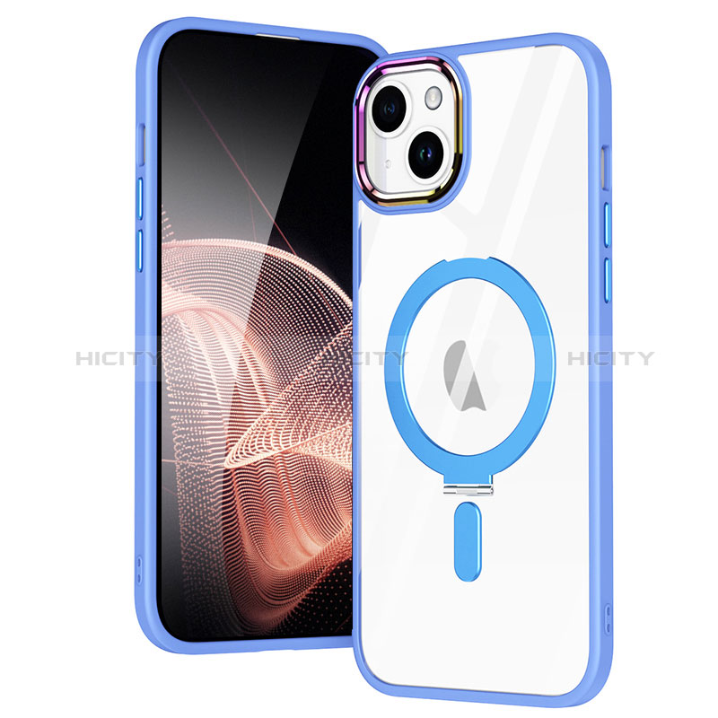 Funda Silicona Ultrafina Transparente con Mag-Safe Magnetic SD1 para Apple iPhone 15 Plus