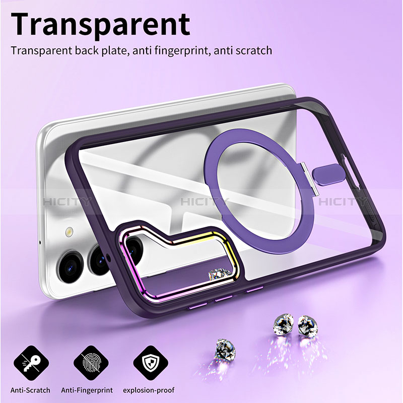 Funda Silicona Ultrafina Transparente con Mag-Safe Magnetic SD1 para Samsung Galaxy S22 5G