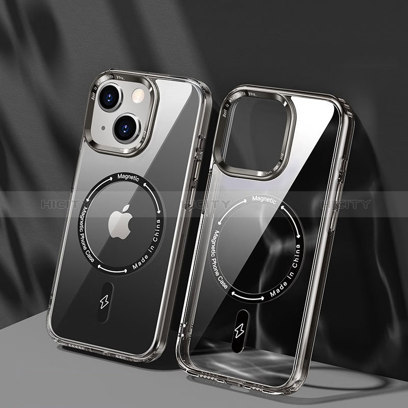 Funda Silicona Ultrafina Transparente con Mag-Safe Magnetic TB1 para Apple iPhone 14