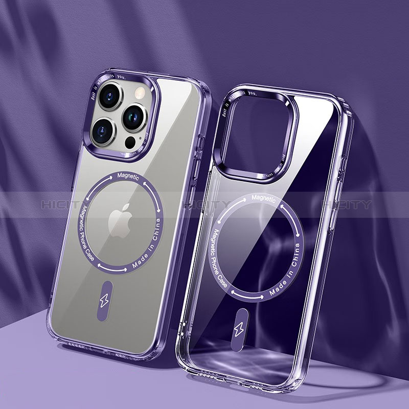 Funda Silicona Ultrafina Transparente con Mag-Safe Magnetic TB1 para Apple iPhone 15 Pro