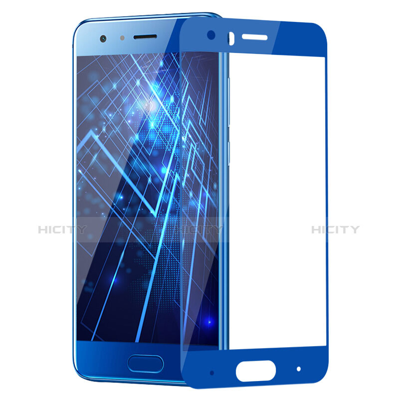 Funda Silicona Ultrafina Transparente con Protector de Pantalla para Huawei Honor 9 Azul