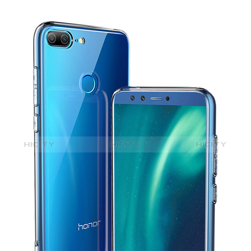 Funda Silicona Ultrafina Transparente con Protector de Pantalla para Huawei Honor 9 Lite Blanco