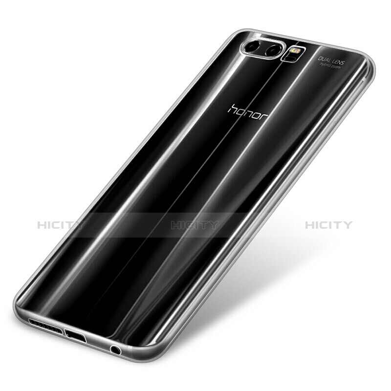 Funda Silicona Ultrafina Transparente con Protector de Pantalla para Huawei Honor 9 Premium Azul