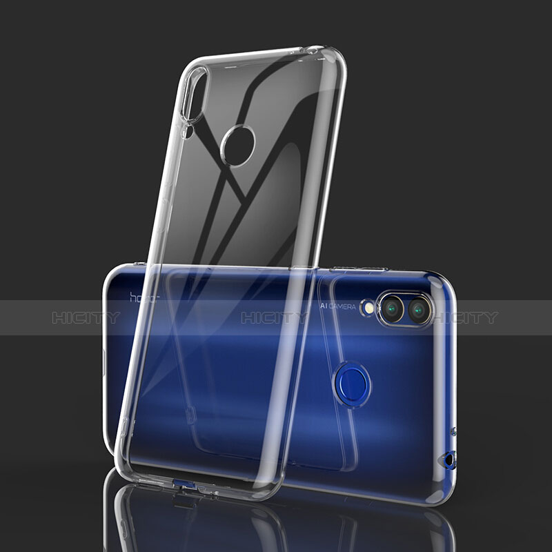 Funda Silicona Ultrafina Transparente con Protector de Pantalla para Huawei Honor Play 8C Claro