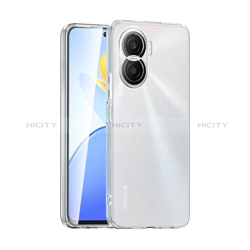 Funda Silicona Ultrafina Transparente con Protector de Pantalla para Huawei Honor X40i 5G Claro