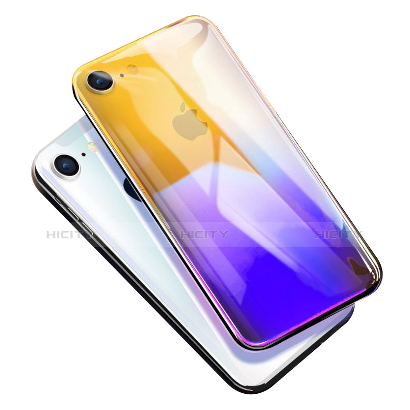 Funda Silicona Ultrafina Transparente Gradiente G02 para Apple iPhone 8 Multicolor