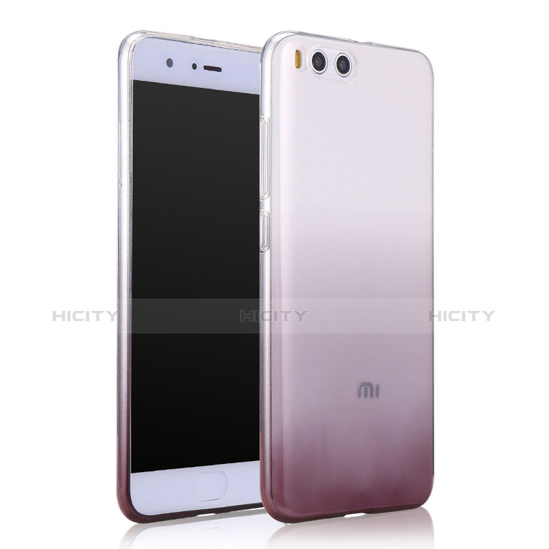 Funda Silicona Ultrafina Transparente Gradiente para Xiaomi Mi 6 Gris