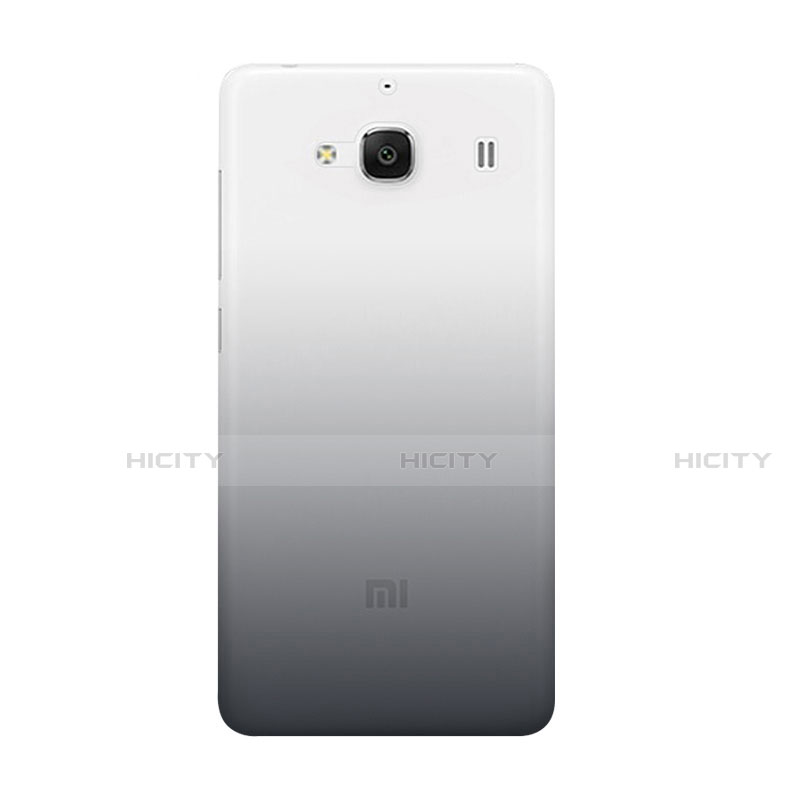 Funda Silicona Ultrafina Transparente Gradiente para Xiaomi Redmi 2A Gris