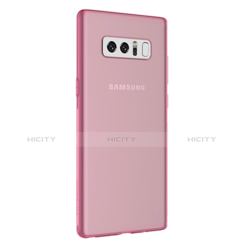 Funda Silicona Ultrafina Transparente H01 para Samsung Galaxy Note 8 Rosa