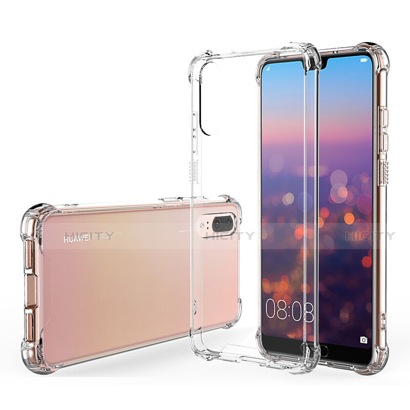 Funda Silicona Ultrafina Transparente K05 para Huawei P20 Claro