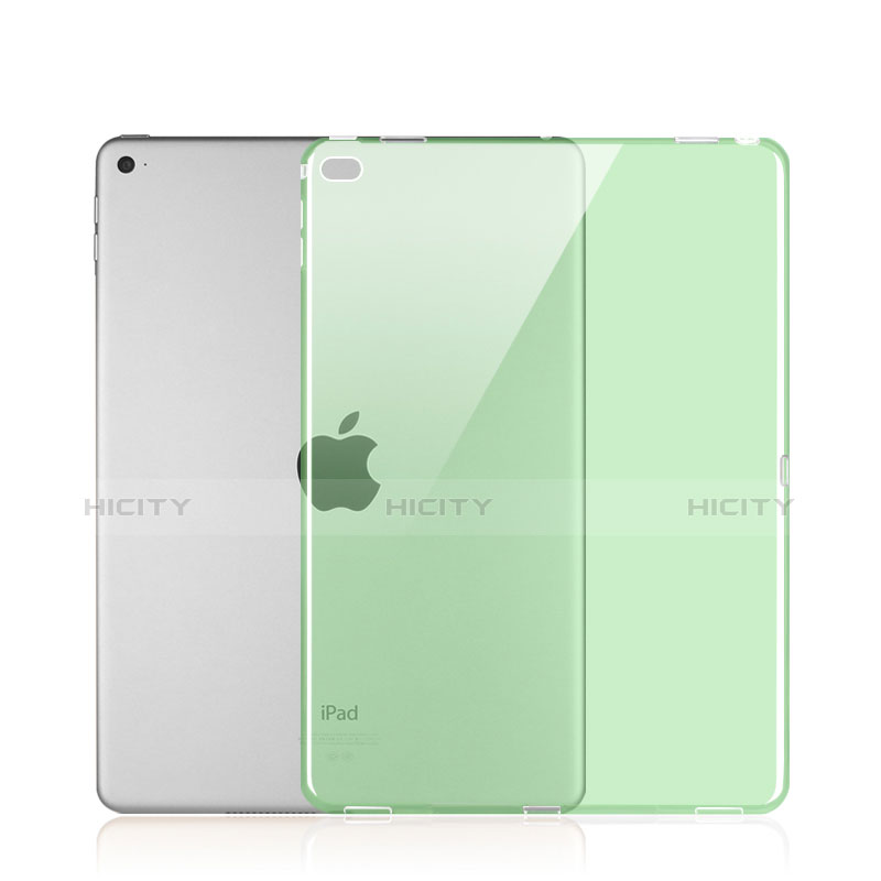 Funda Silicona Ultrafina Transparente para Apple iPad Pro 12.9 Verde