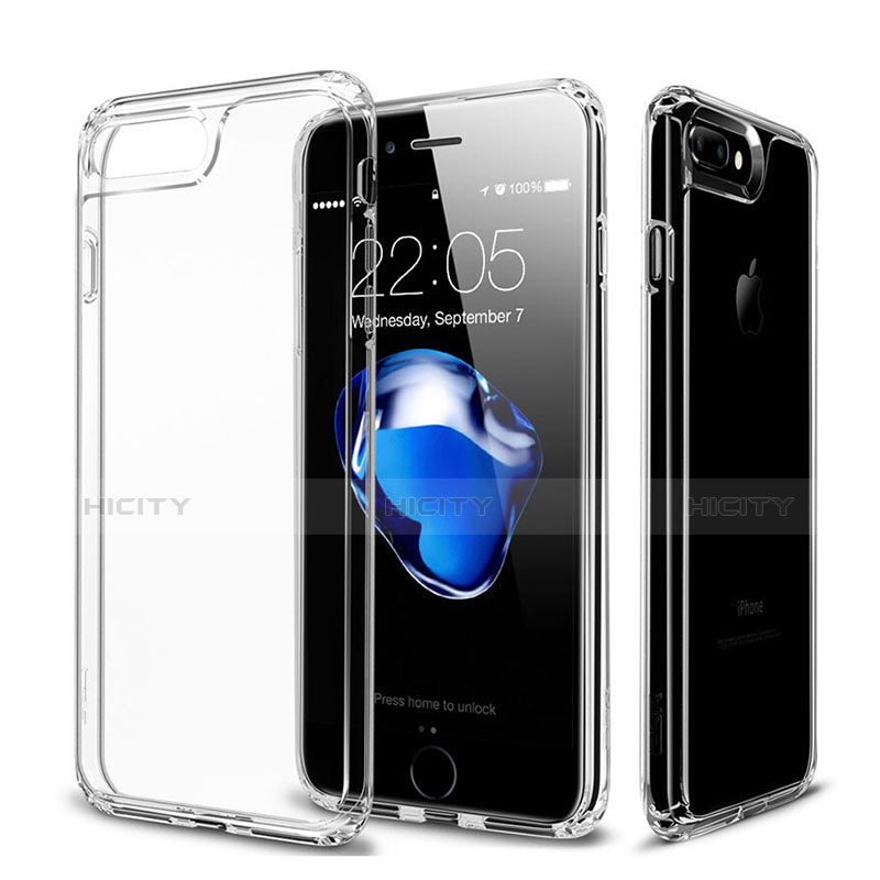 Funda Silicona Ultrafina Transparente para Apple iPhone 7 Plus Claro