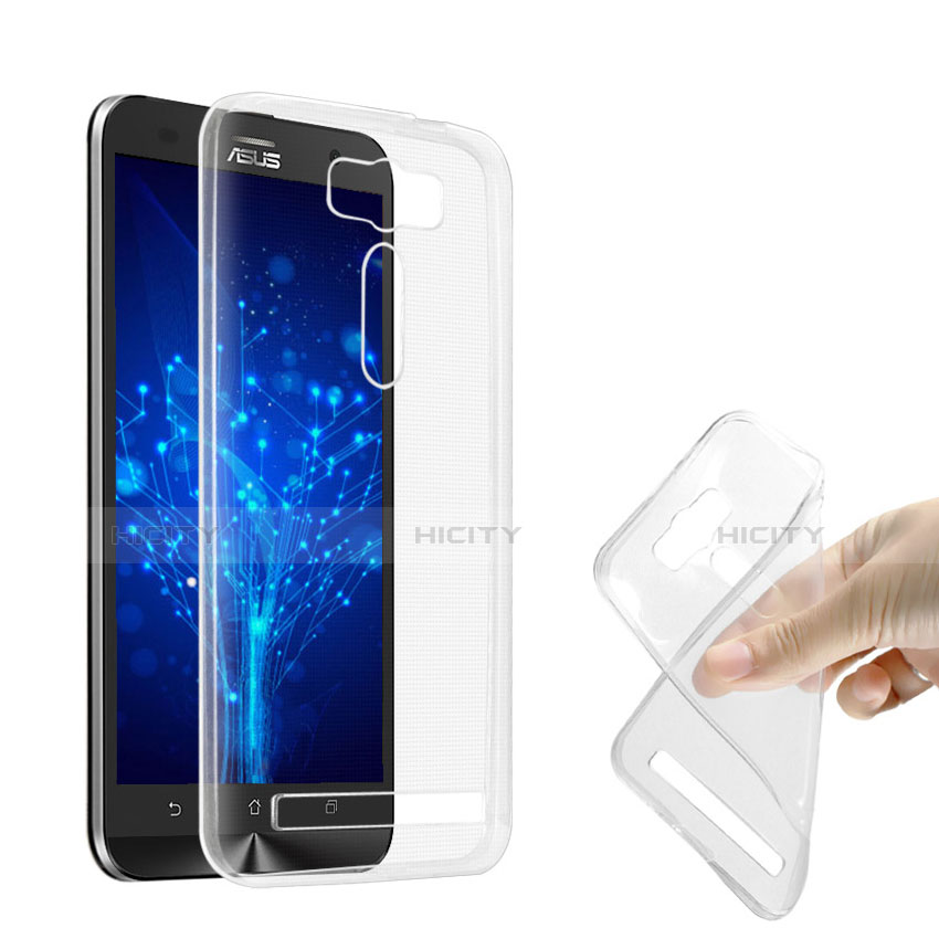 Funda Silicona Ultrafina Transparente para Asus Zenfone 2 Laser ZE500KL ZE550KL Claro