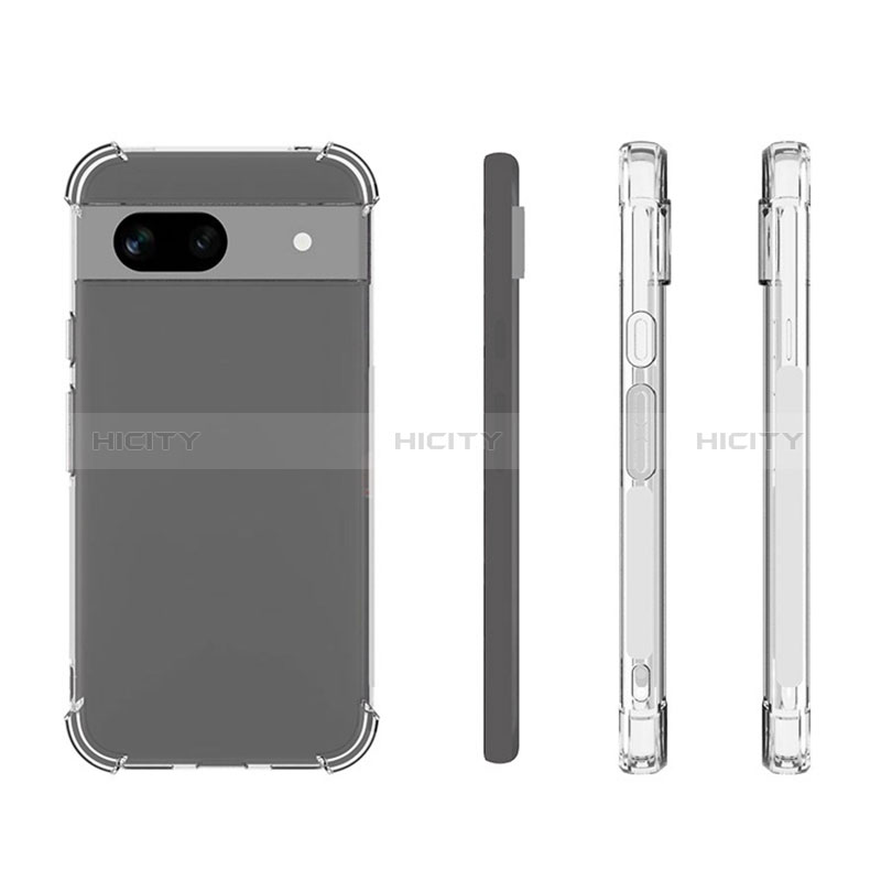 Funda Silicona Ultrafina Transparente para Google Pixel 8a 5G Claro