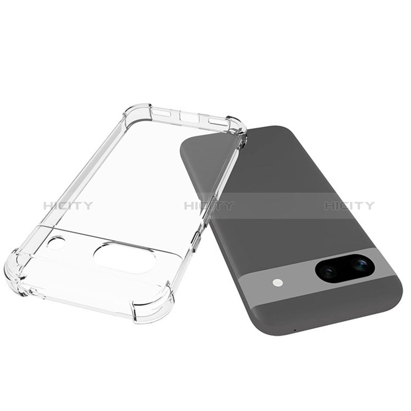 Funda Silicona Ultrafina Transparente para Google Pixel 8a 5G Claro