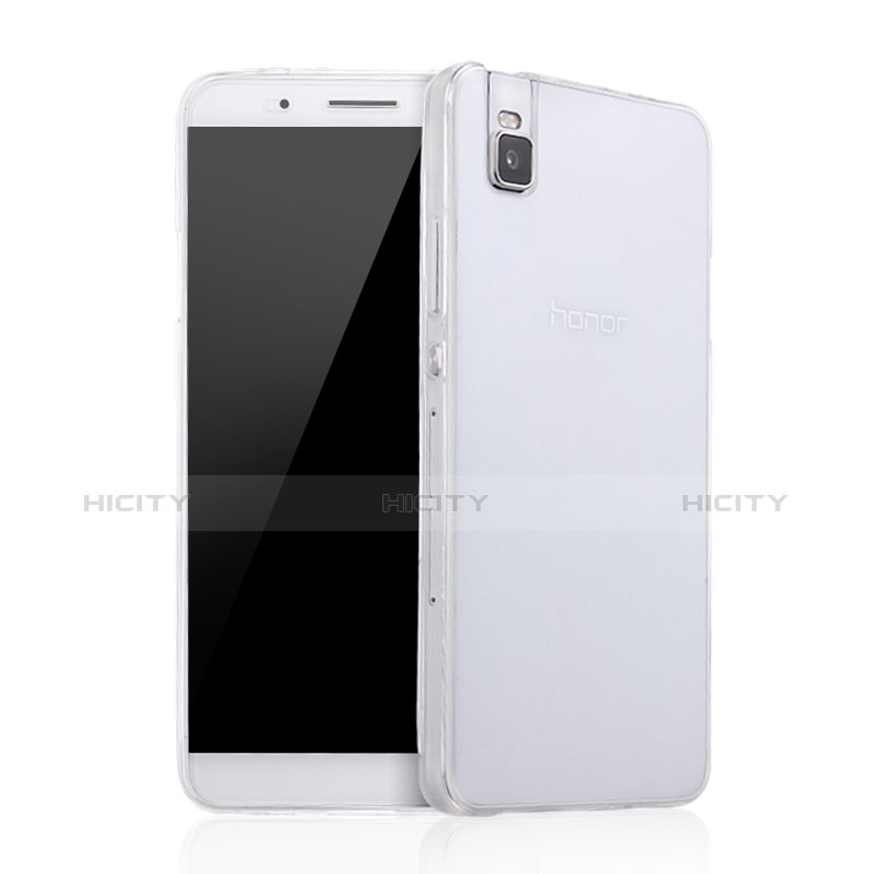 Funda Silicona Ultrafina Transparente para Huawei Honor 7i shot X Claro