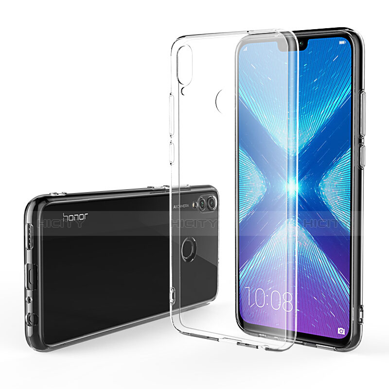 Funda Silicona Ultrafina Transparente para Huawei Honor 8X Claro