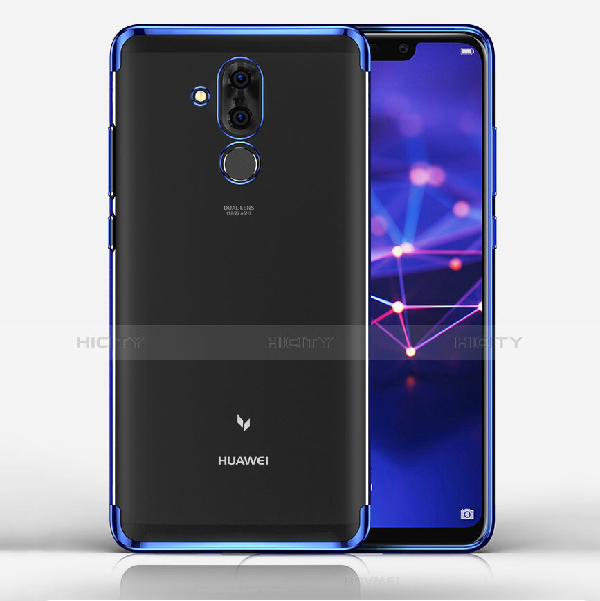 Funda Silicona Ultrafina Transparente para Huawei Maimang 7 Azul