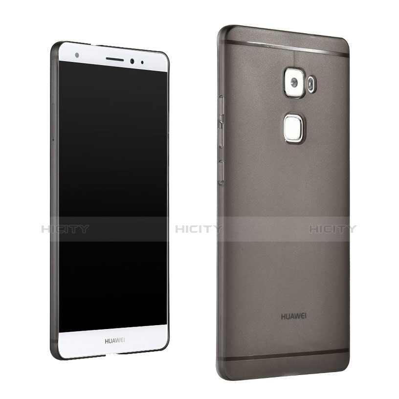 Funda Silicona Ultrafina Transparente para Huawei Mate S Gris