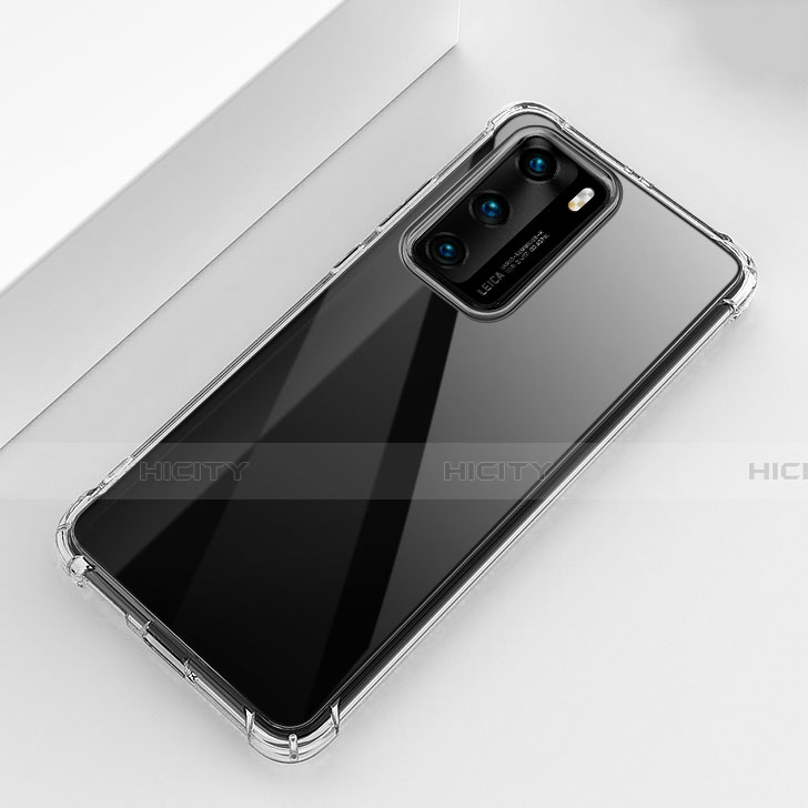 Funda Silicona Ultrafina Transparente para Huawei P40 Claro