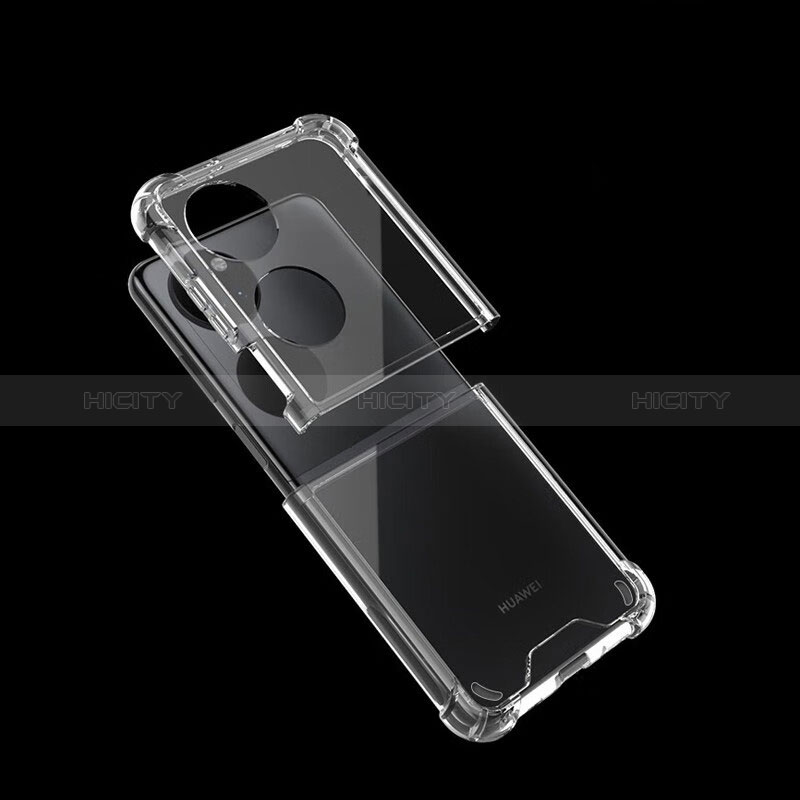 Funda Silicona Ultrafina Transparente para Huawei P50 Pocket Claro