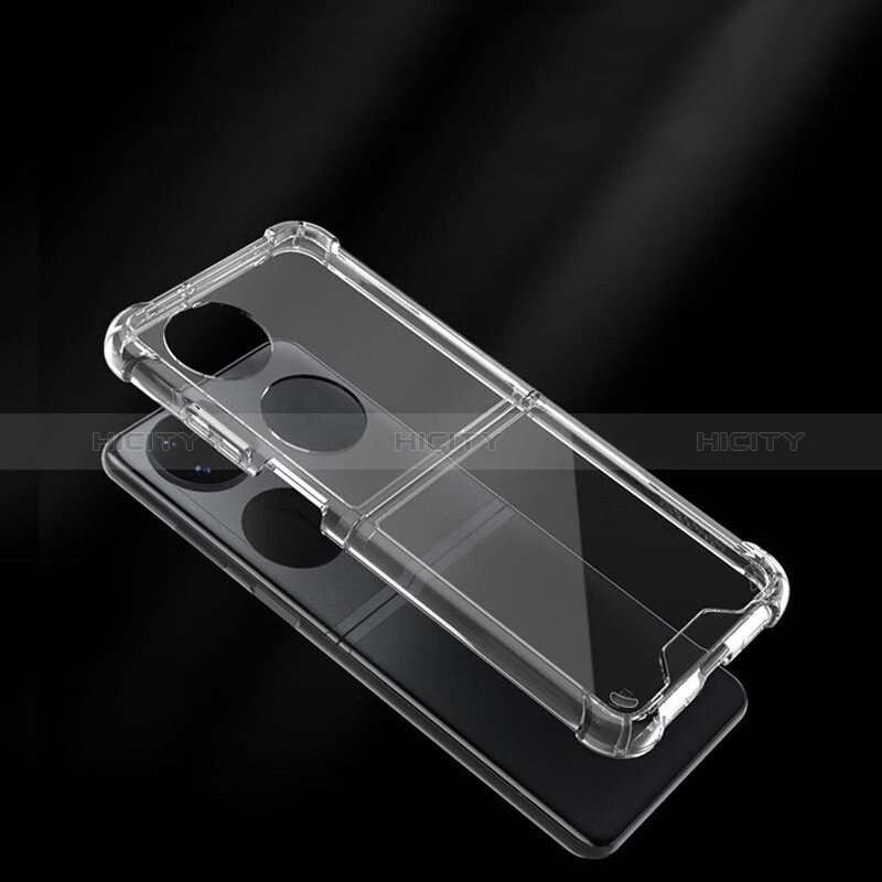 Funda Silicona Ultrafina Transparente para Huawei P50 Pocket Claro