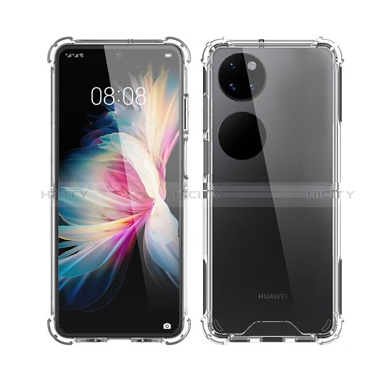 Funda Silicona Ultrafina Transparente para Huawei P50 Pocket Claro