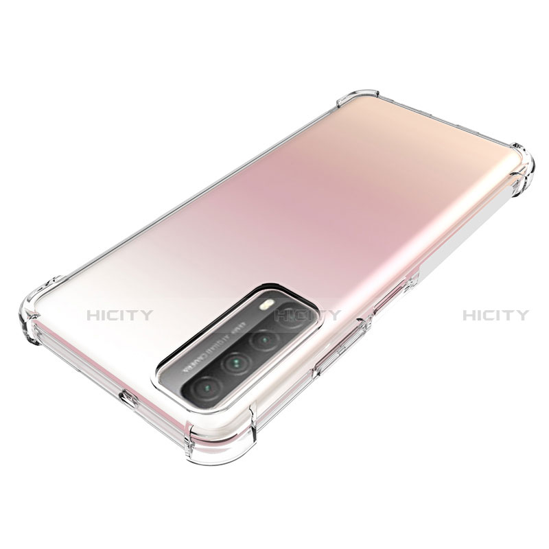 Funda Silicona Ultrafina Transparente para Huawei Y7a Claro