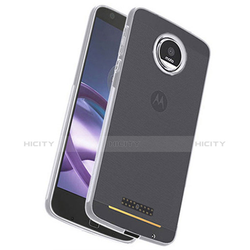 Funda Silicona Ultrafina Transparente para Motorola Moto Z Play Claro