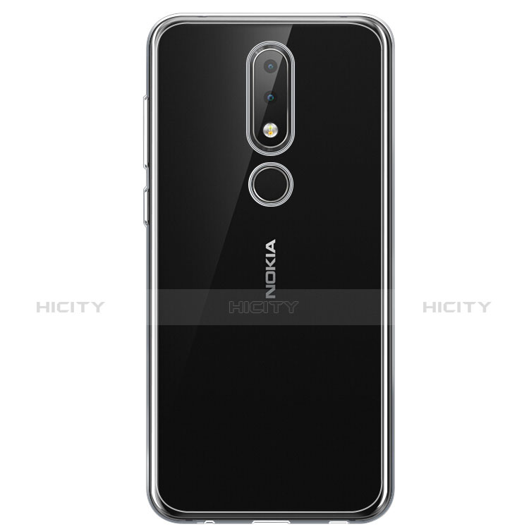 Funda Silicona Ultrafina Transparente para Nokia 6.1 Plus Claro