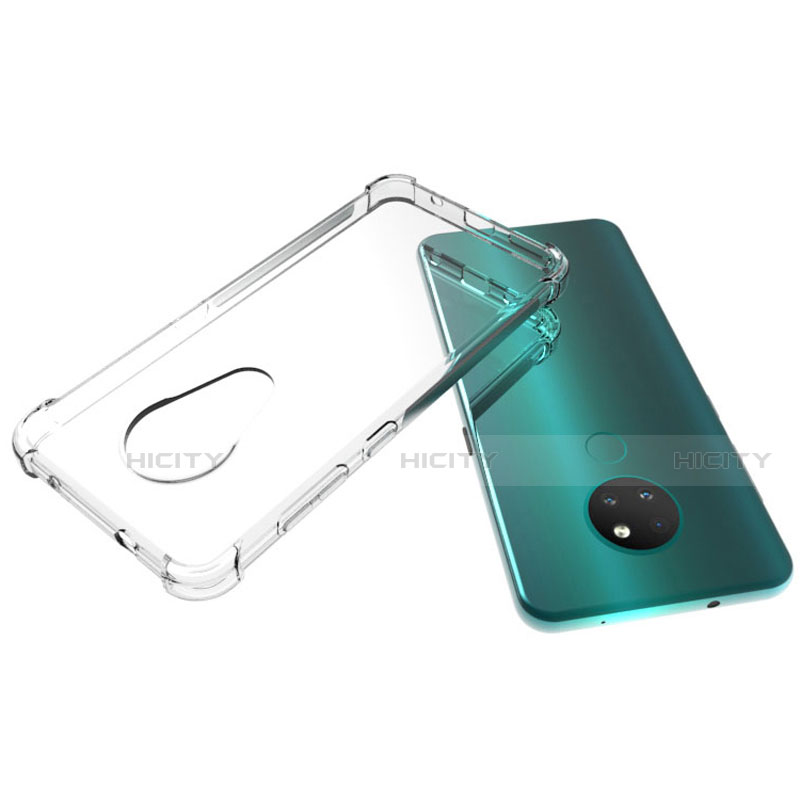 Funda Silicona Ultrafina Transparente para Nokia 7.2 Claro