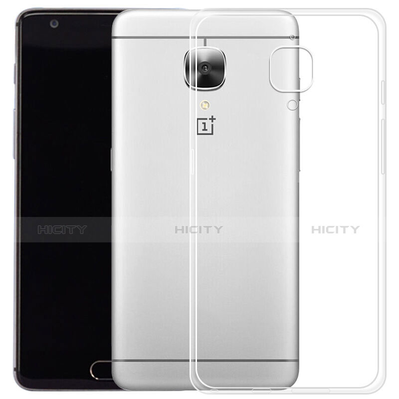 Funda Silicona Ultrafina Transparente para OnePlus 3 Claro