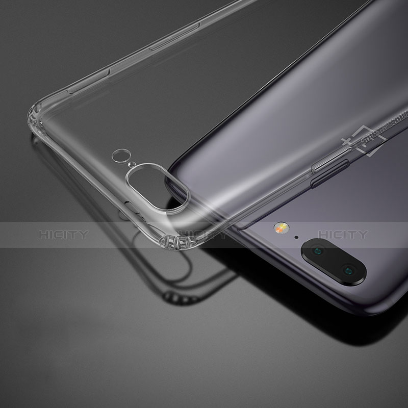 Funda Silicona Ultrafina Transparente para OnePlus 5 Claro