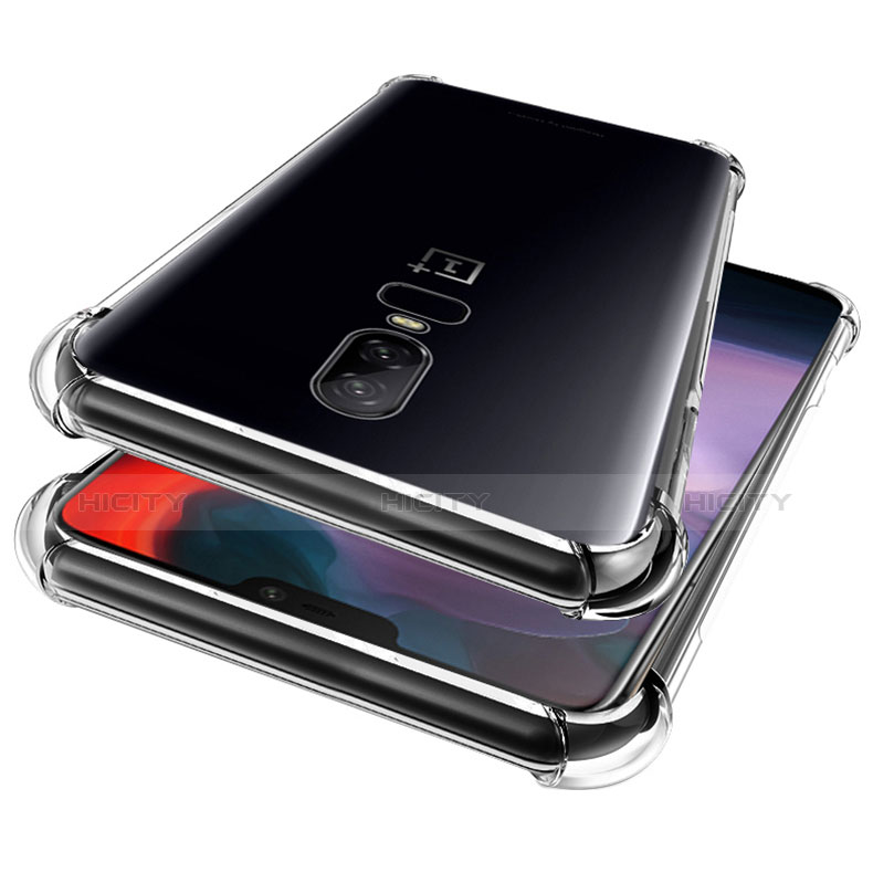 Funda Silicona Ultrafina Transparente para OnePlus 6 Claro