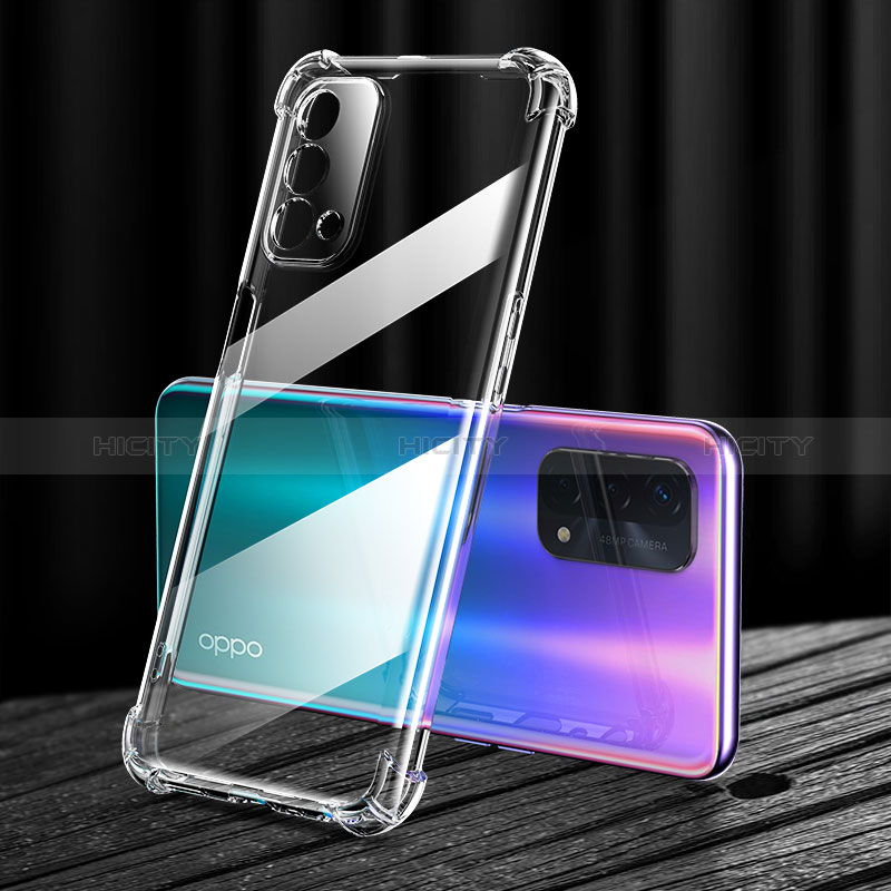 Funda Silicona Ultrafina Transparente para Oppo A74 5G Claro