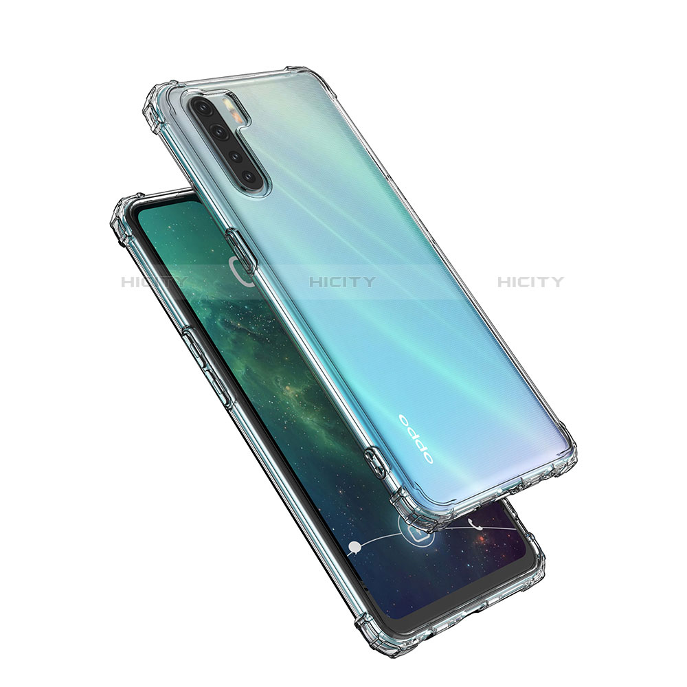 Funda Silicona Ultrafina Transparente para Oppo A91 Claro