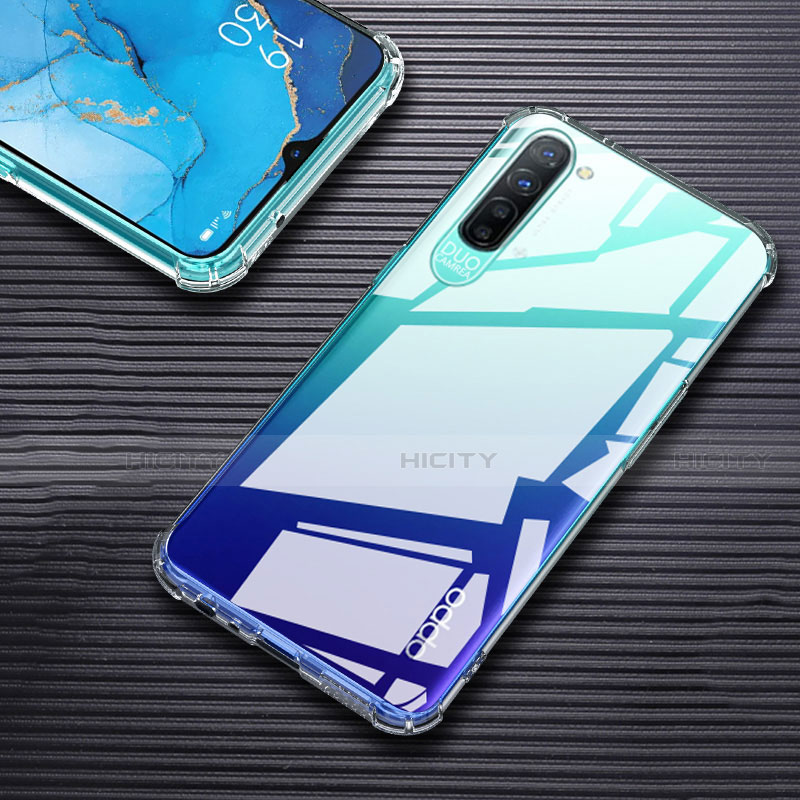 Funda Silicona Ultrafina Transparente para Oppo F15 Claro