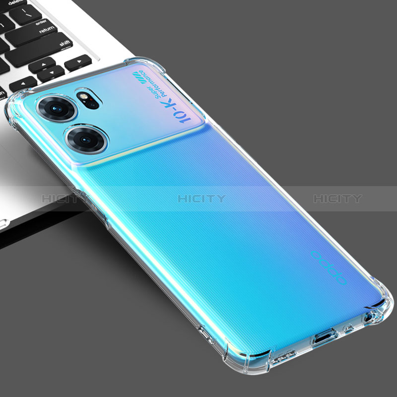 Funda Silicona Ultrafina Transparente para Oppo K10 5G Claro