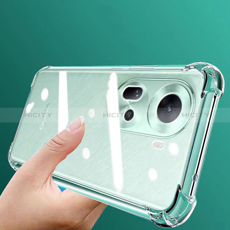 Funda Silicona Ultrafina Transparente para Oppo Reno11 5G Claro